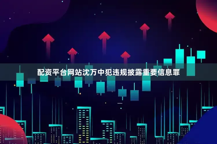 配资平台网站沈万中犯违规披露重要信息罪